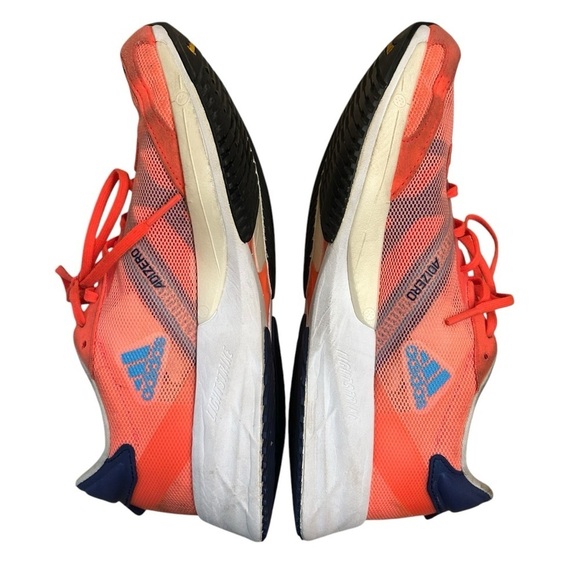Adidas Adizero Adios 6 'Turbo Sky Rush' Women's Mesh Running Shoes Size 7 - Picture 6 of 9